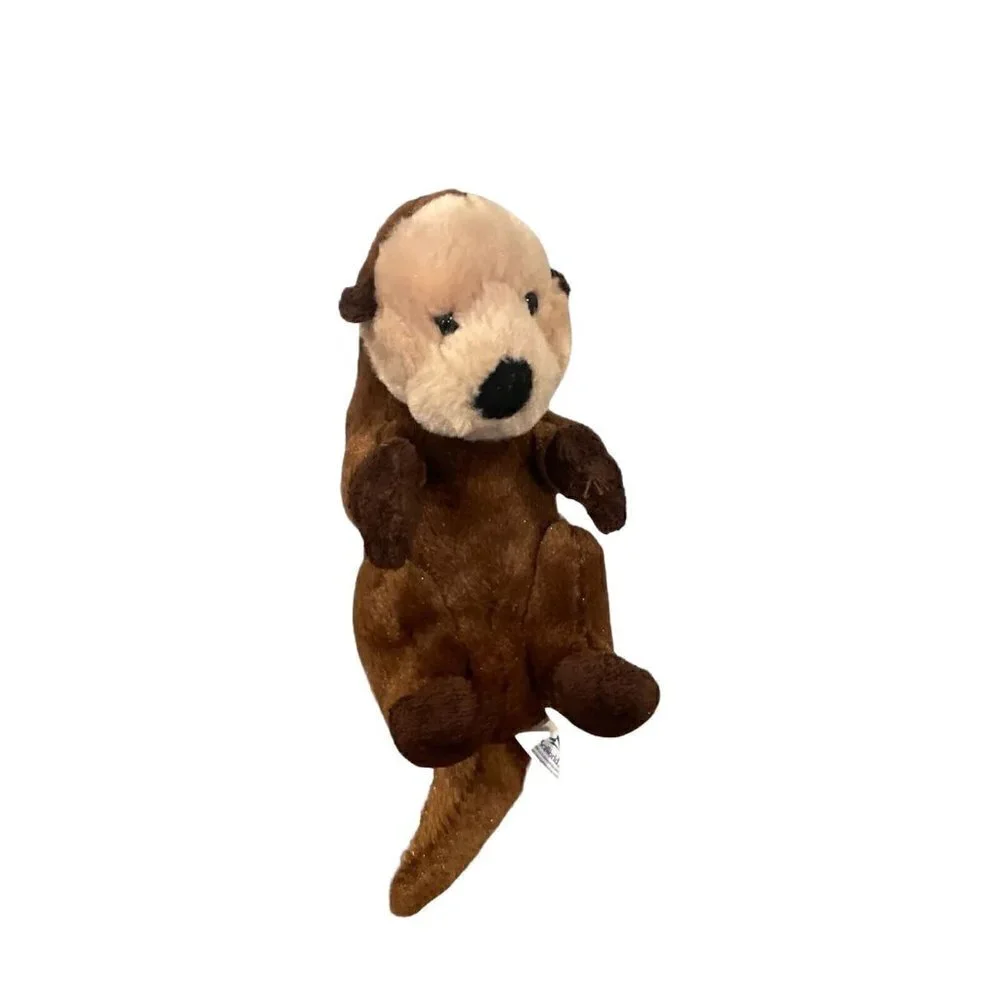 Sea Otter Plush 10” Toy Stuffed Animal Realistic Sea World Shamushop